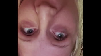 Young girl worships big dick