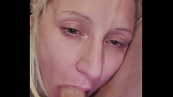 Young girl worships big dick