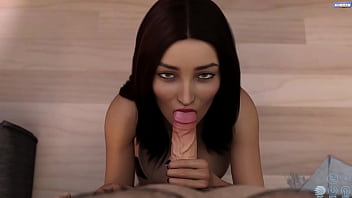 Race of life #03 cock sucker university teacher is in love with my big white cock