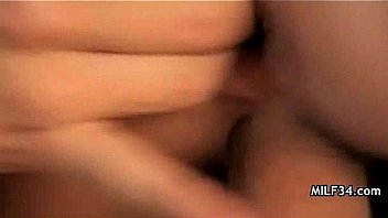 Horny big tit blonde milf nails a stud