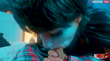 تمت ممارسة الجنس مع ساحرة الهالوين الإباحية ثم حصلت على نائب الرئيس في الفم