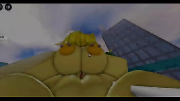 Retroslop noob gents fucked by nuclear cat big white cock on roblox hq