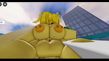 Retroslop noob gents fucked by nuclear cat big white cock on roblox hq