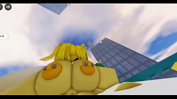 Retroslop noob gents fucked by nuclear cat big white cock on roblox hq