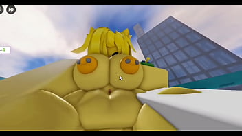 Retroslop noob gents fucked by nuclear cat big white cock on roblox hq