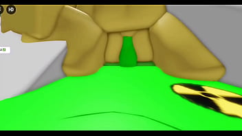 Retroslop noob gents fucked by nuclear cat big white cock on roblox hq