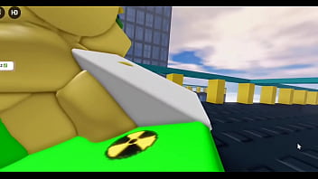 Retroslop noob gents fucked by nuclear cat big white cock on roblox hq