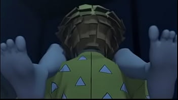 A demon hunter and a demoness secretly have fun with each other at night