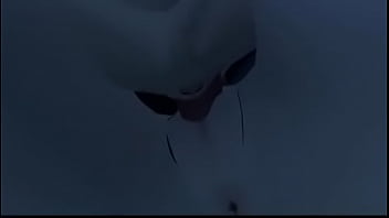 A demon hunter and a demoness secretly have fun with each other at night