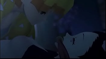 A demon hunter and a demoness secretly have fun with each other at night