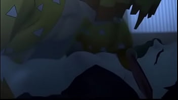 A demon hunter and a demoness secretly have fun with each other at night