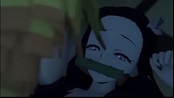 A demon hunter and a demoness secretly have fun with each other at night