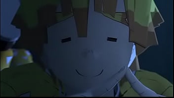 A demon hunter and a demoness secretly have fun with each other at night