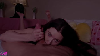 Your girlfriend loves the taste of your cock