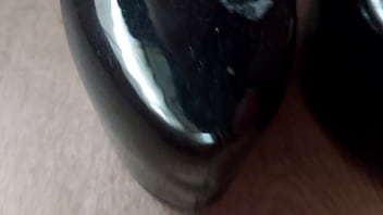 Spit and high heels shoes