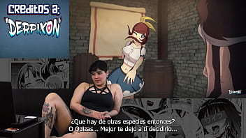 Puta otaku se masturba viendo su anime favorito