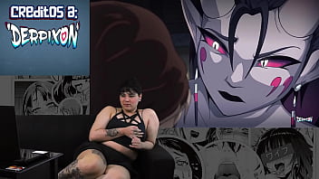 Puta otaku se masturba viendo su anime favorito