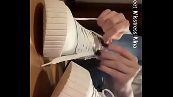 Good morning today i have my little slave with me #blacknails #feet #feetfetish #slave #sm