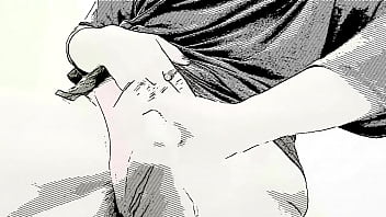 Manga comic of annita koxx epilating her pussy