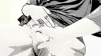 Manga comic of annita koxx epilating her pussy