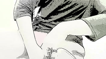 Manga comic of annita koxx epilating her pussy