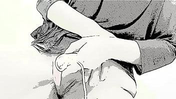 Manga comic of annita koxx epilating her pussy