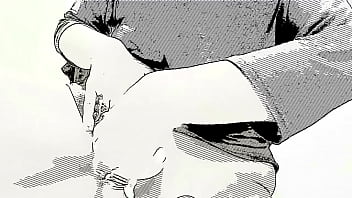 Manga comic of annita koxx epilating her pussy