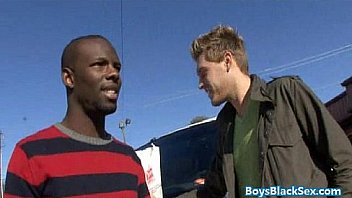 Black Muscled Dude Fucks Gay Skinny White Boy Bareback Style 13 thumbnail