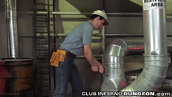 Construction Worker Buries His Fist Into His Coworker's Ass thumbnail