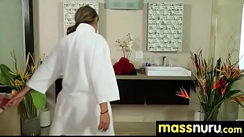 Japanese masseuse gives a full service massage 21