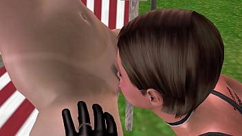 Animated 3d sex cute lesbian girl pussy licking scene