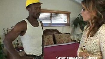 Horny milf visited by black cock