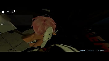 Vampiro se folla culona pelirosada