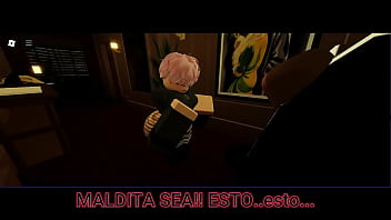 Vampiro se folla culona pelirosada