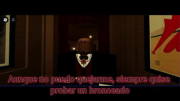 Vampiro se folla culona pelirosada