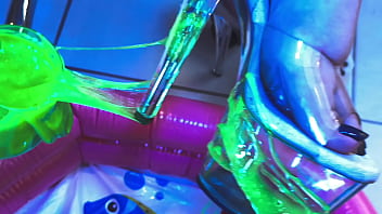 Enjoy my slime sticky feet