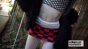 90 pound slut aria haze hooks up with bryan gozzling