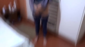 I stand watching my stepson's friends cum in front of me