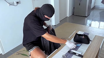 Walking into her apartment for a hard fuck