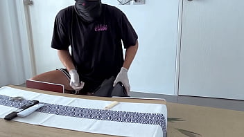 Walking into her apartment for a hard fuck