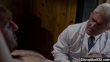 Grandpa doctor extracts young gay guy's sperm Grandpa doctor extracts young gay guy's sperm