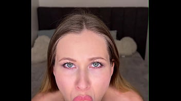 Stella cardo sucks dildo pov