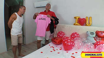 Lana wolf trades boring boyfriend for matt bird valentine's fuck