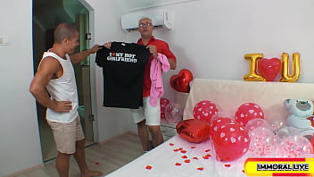 Lana wolf trades boring boyfriend for matt bird valentine's fuck