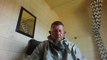 Mask With Rubber Suit Top On Seeing How I Get On With It And A Mask thumbnail