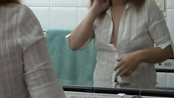 I please my stepson so he cums in my ass with my jeans on full of cum