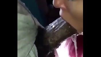 Bussed all in her mouth