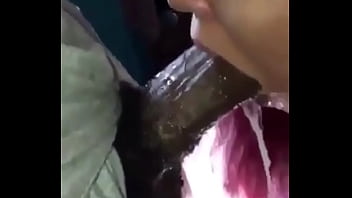 Bussed all in her mouth