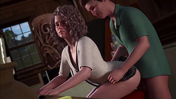 Fucking a whore in a bar cumshot and squirt