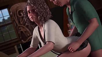 Fucking a whore in a bar cumshot and squirt